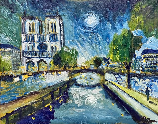 Midnight in Paris.