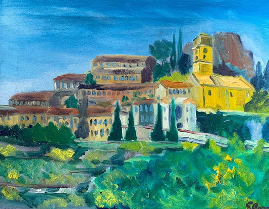 Eze, France. Oil on Canvas