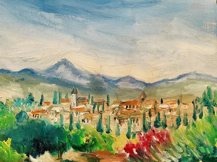 Granada, Spain. Oil on Canvas.